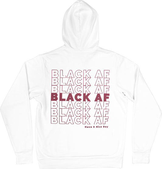Black aF Long Sleeve Hoodie